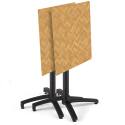 Plateau de table carré en HPL (60x60 cm)