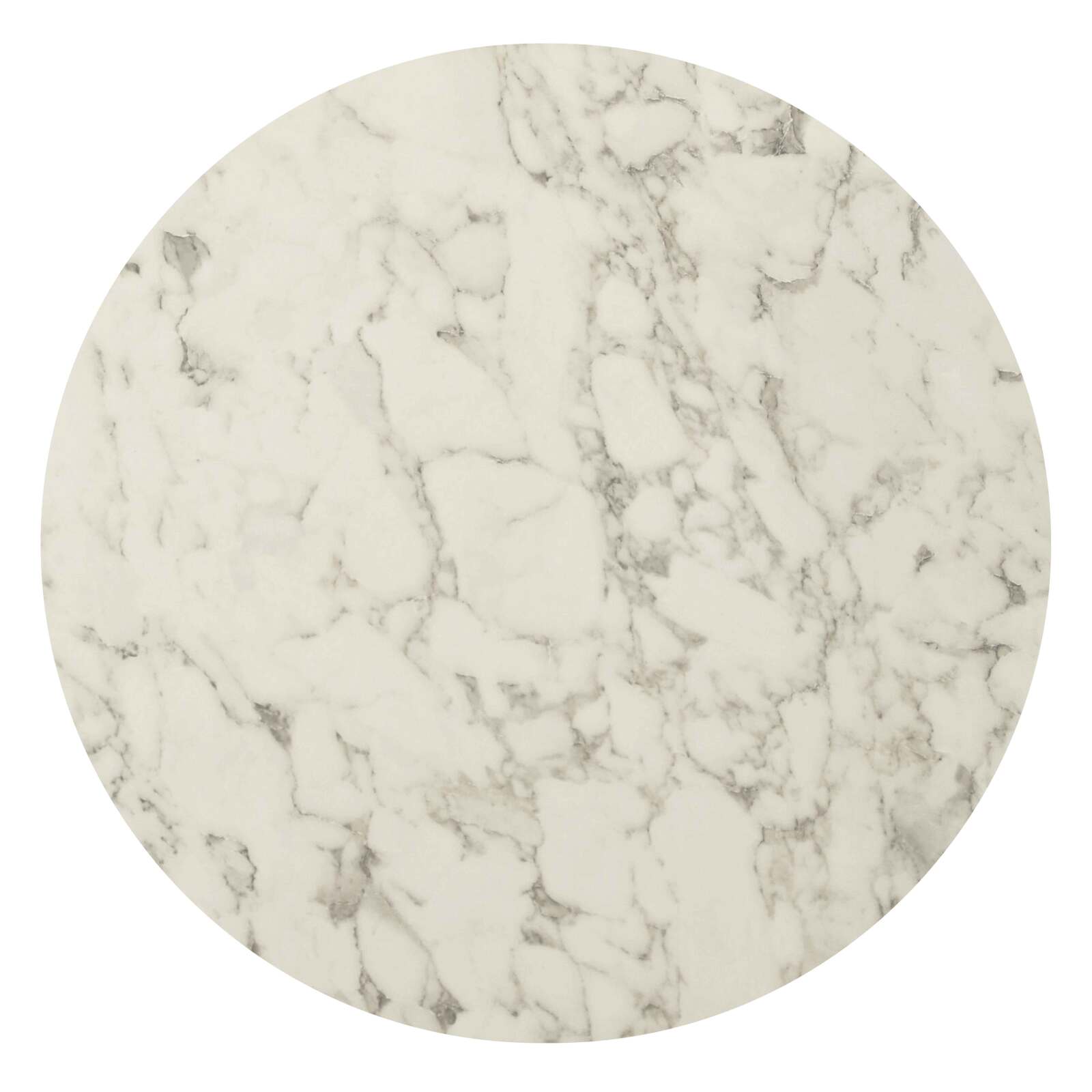 Table de terrasse de restaurant bistrot ronde inclinable en aluminium noir et HPL 4 personnes Ø60 cm