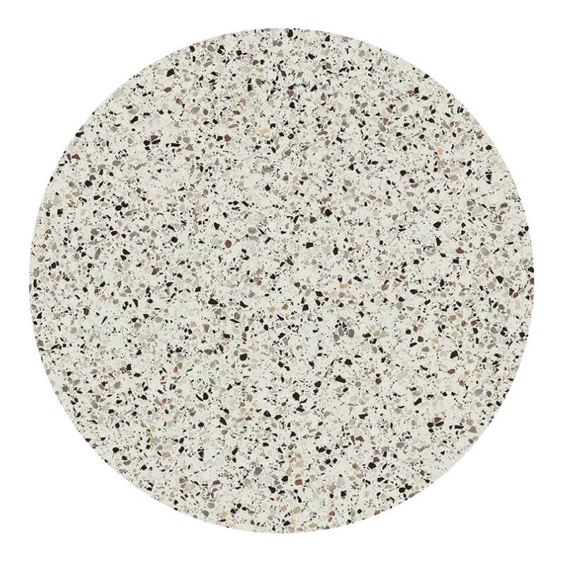 Table de terrasse de restaurant bistrot ronde inclinable en aluminium noir et HPL 4 personnes Ø60 cm (4/8)