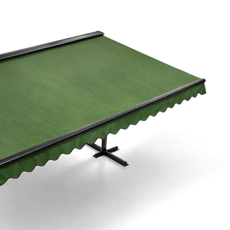 Store banne double pente en aluminium avec coffre - 3x4m (3/5)