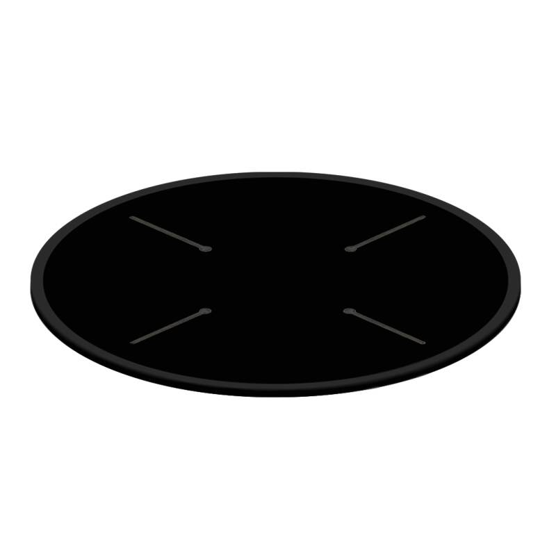 Plateau de table en HPL Ø70 cm (4/6)