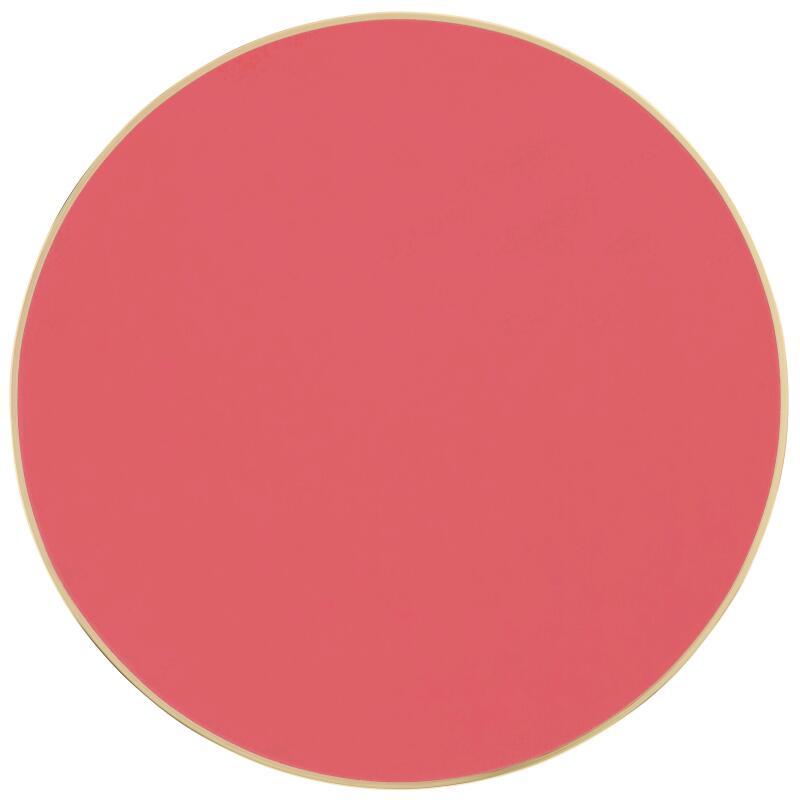 Plateau de table rond en contreplaqué avec revêtement stratifié et bords en aluminium ⌀60 cm