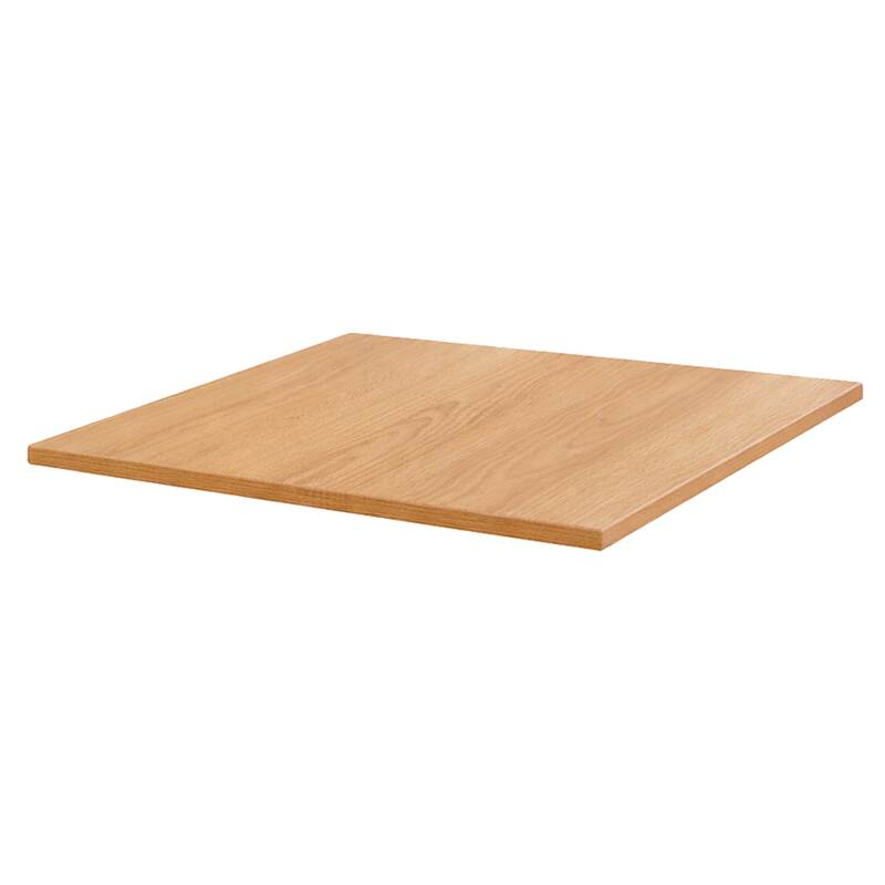 Plateau de table carré stratifié moulé en bois 70 x 70 cm