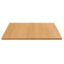 Plateau de table carré stratifié moulé en bois 70 x 70 cm