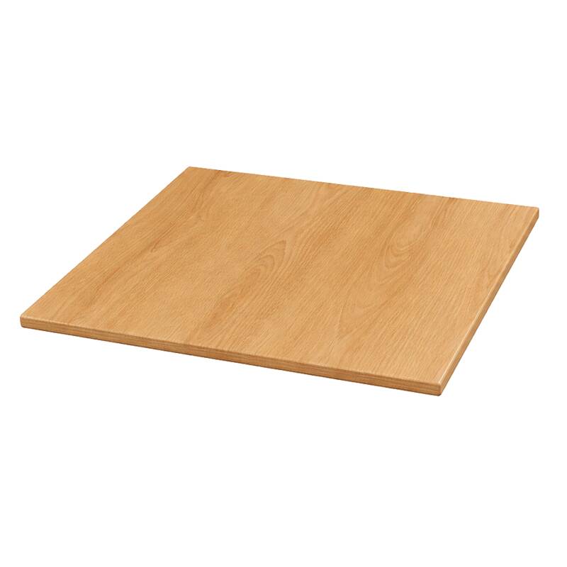 Plateau de table carré stratifié moulé en bois 70 x 70 cm