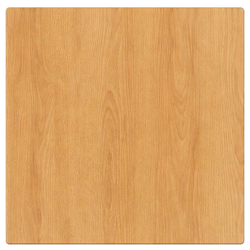Plateau de table carré stratifié moulé en bois 70 x 70 cm (3/6)