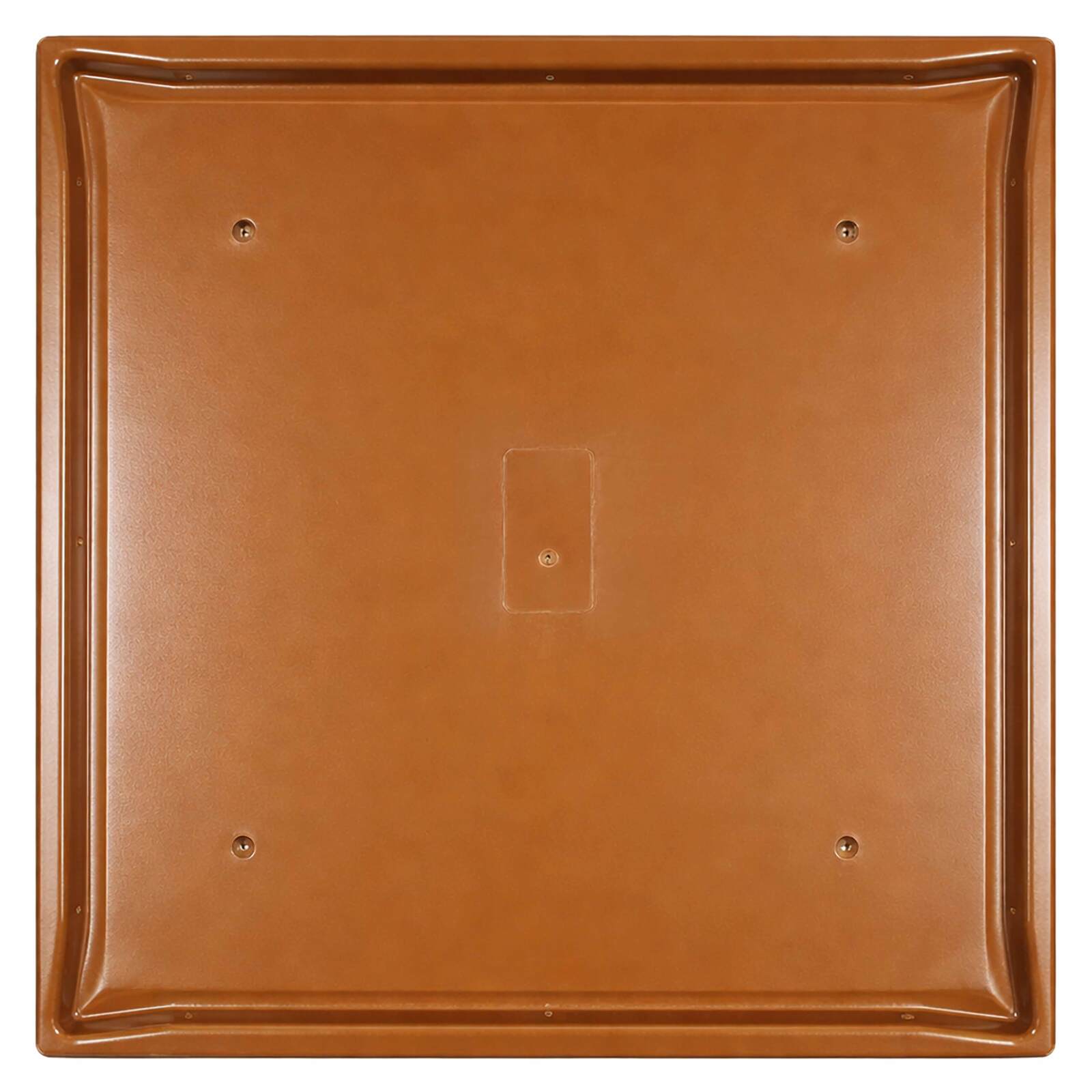 Plateau de table carré stratifié moulé en bois 70 x 70 cm