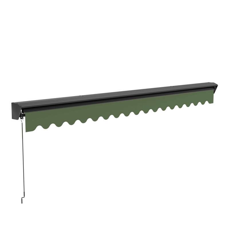 Store banne professionnel manuel avec coffre semi-intégral 3x2,50 m (4/7)