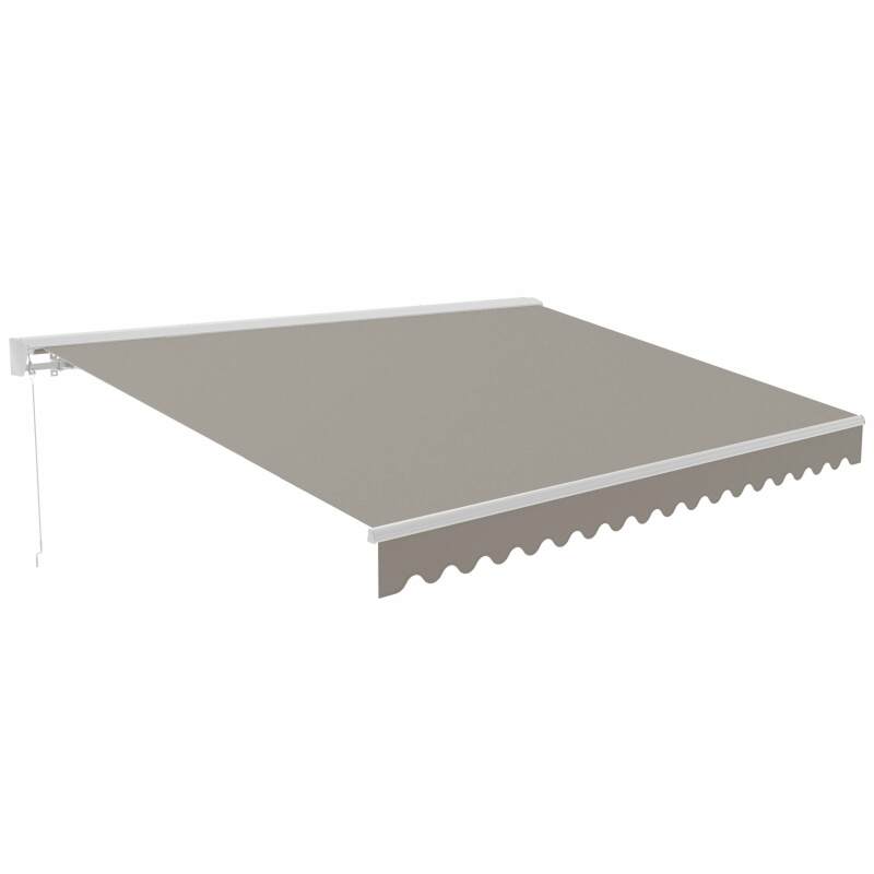 Store banne professionnel manuel avec coffre semi-intégral 2,50x2 m
