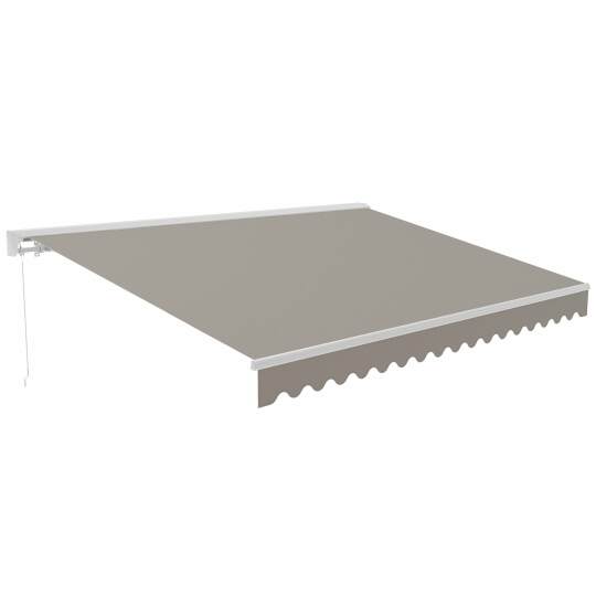 Store banne professionnel manuel avec coffre semi-intégral 2,50x2 m | Mobeventpro