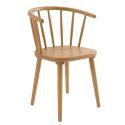 Chaises de restaurant en bois d'orme ajourées - Lot de 2
