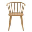 Chaises de restaurant en bois d'orme ajourées - Lot de 2