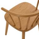 Chaises de restaurant en bois d'orme ajourées - Lot de 2