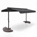 Ensemble store double pente 3x4m et 4 dalles lestées