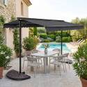 Ensemble store double pente 3x4m et 4 dalles lestées