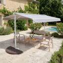 Ensemble store double pente 3x4m et 4 dalles lestées