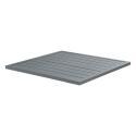 Plateau de table carré en aluminium 70x70 cm pour pied Klipo