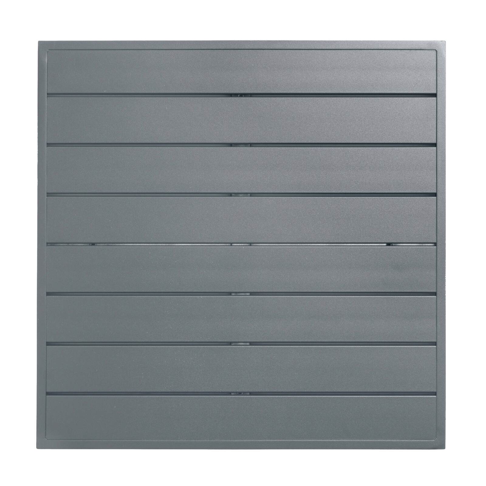 Plateau de table carré en aluminium 70x70 cm pour pied Klipo