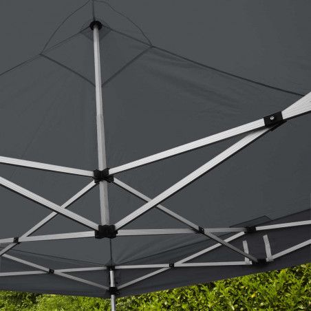 Tente pliante PRO 40MM 3x3m 300g/m² Gris