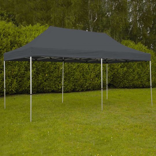 Tente pliante PRO 40MM 3x6m 300g/m² Gris
