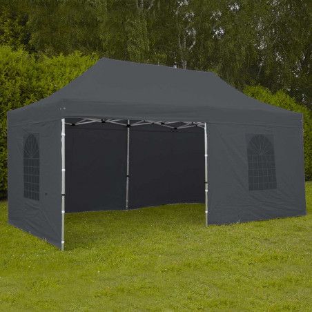 Tente pliante PRO 40MM 3x6m 300g/m² Gris