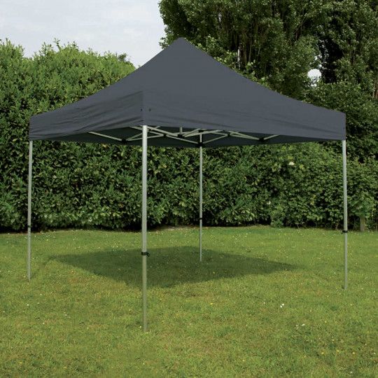 Tente pliante PRO 40MM 4x4m 300g/m² Gris