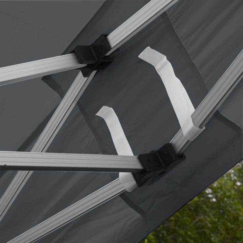 Tente pliante PRO 40MM 4x4m 300g/m² Gris Tente pliante PRO 40MM 4x4m 300g/m² Gris