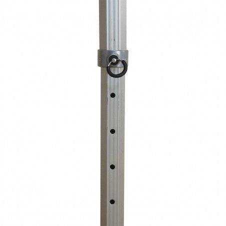 Tente pliante PRO+ 50MM 3x3m 520g/m² en alu blanc