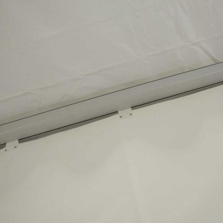 Tente pliante PRO+ 50MM 3x3m 520g/m² en alu blanc