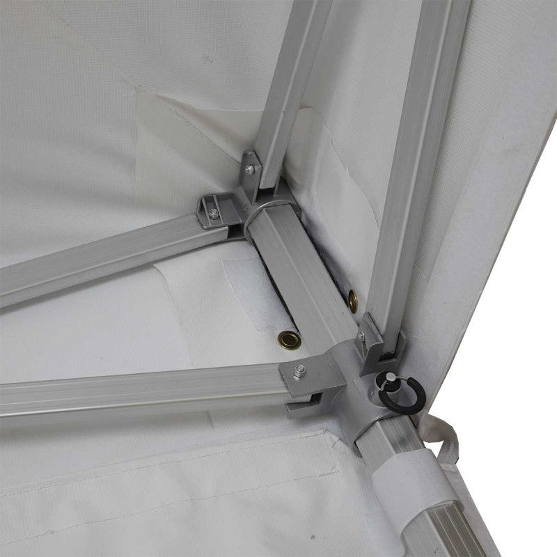 Tente pliante PRO+ 50MM 3x3m 520g/m² en alu blanc Tente pliante PRO+ 50MM 3x3m 520g/m² en alu blanc