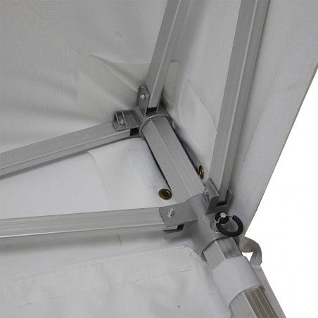 Tente pliante PRO+ 50MM 3x3m 520g/m² en alu blanc