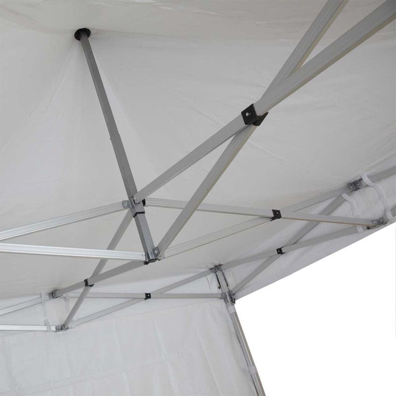 Tente pliante PRO+ 50MM 3x3m 520g/m² en alu blanc Tente pliante PRO+ 50MM 3x3m 520g/m² en alu blanc