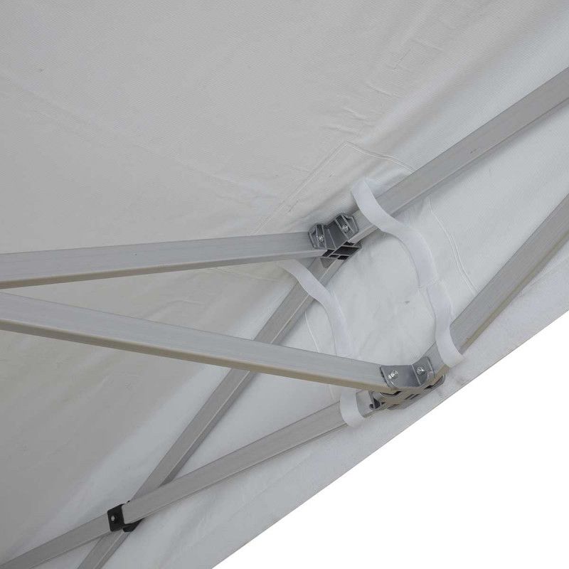 Tente pliante PRO+ 50MM 3x3m 520g/m² en alu blanc Tente pliante PRO+ 50MM 3x3m 520g/m² en alu blanc