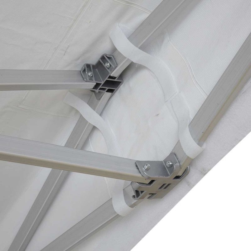 Tente pliante PRO+ 50MM 3x3m 520g/m² en alu blanc Tente pliante PRO+ 50MM 3x3m 520g/m² en alu blanc