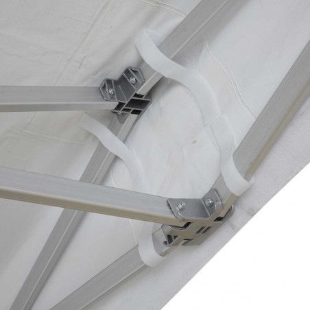 Tente pliante PRO+ 50MM 3x3m 520g/m² en alu blanc