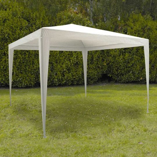Tonnelle blanche de jardin Mobeventpro