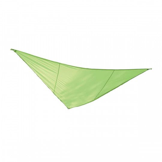 Voile d'ombrage triangulaire 3,6m vert + corde de 10m