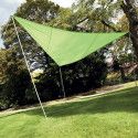 Voile d'ombrage triangulaire 3,6m vert + corde de 10m Voile d'ombrage triangulaire 3,6m vert + corde de 10m