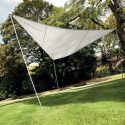 Voile d'ombrage triangulaire 3,6 m écru Voile d'ombrage triangulaire 3,6 m écru