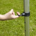 Tente pliante PRO 40MM 3x3m 300g/m² Rouge
