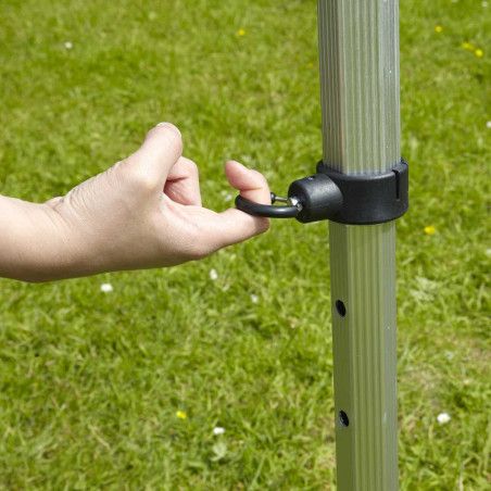 Tente pliante PRO 40MM 3x3m 300g/m² Rouge