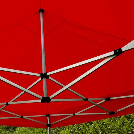 Tente pliante PRO 40MM 3x3m 300g/m² Rouge