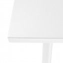 Zoom plateau Table terrasse metal blanc design mobilier CHR