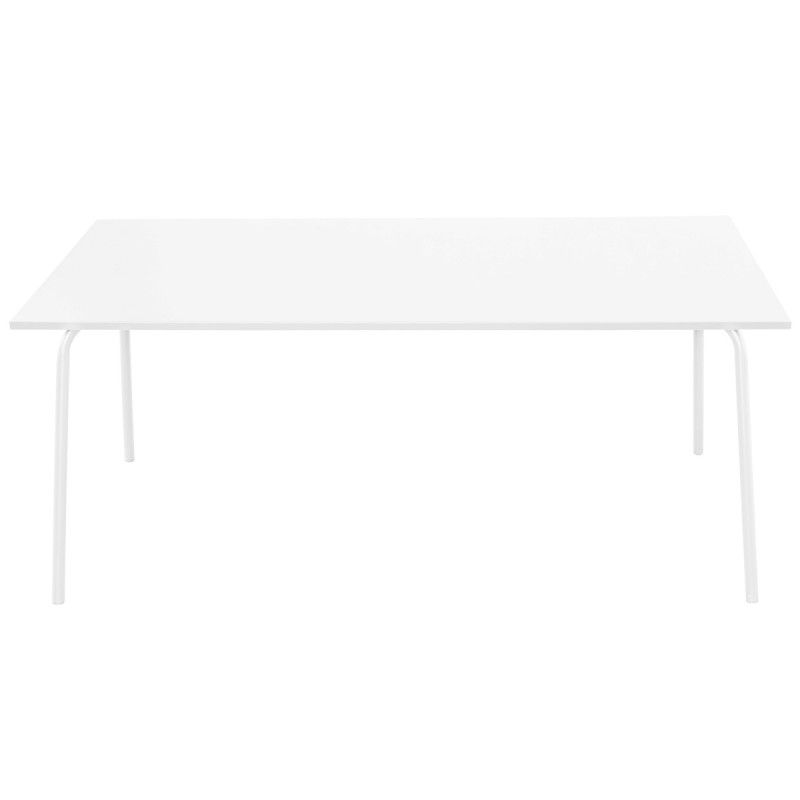 Table terrasse metal blanc design mobilier CHR | Mobeventpro Table terrasse metal blanc design mobilier CHR | Mobeventpro