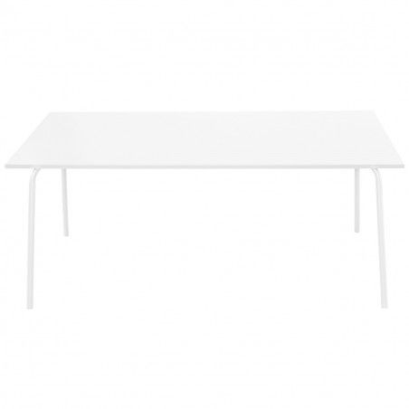 Table terrasse metal blanc design mobilier CHR | Mobeventpro