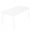Table terrasse metal blanc design mobilier CHR | PALAVAS Table terrasse metal blanc design mobilier CHR | PALAVAS