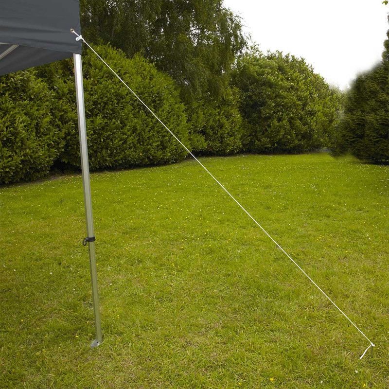Tente pliante 3x3m grise et 4 poids de lestage 12Kg Tente pliante 3x3m grise et 4 poids de lestage 12Kg