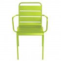 Fauteuil vert en métal | Mobeventpro Fauteuil vert en métal | Mobeventpro