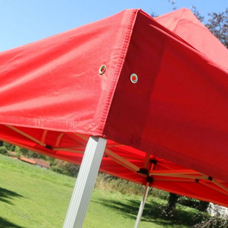 Tente pliante 3x3m 300g/m² 40MM Rouge