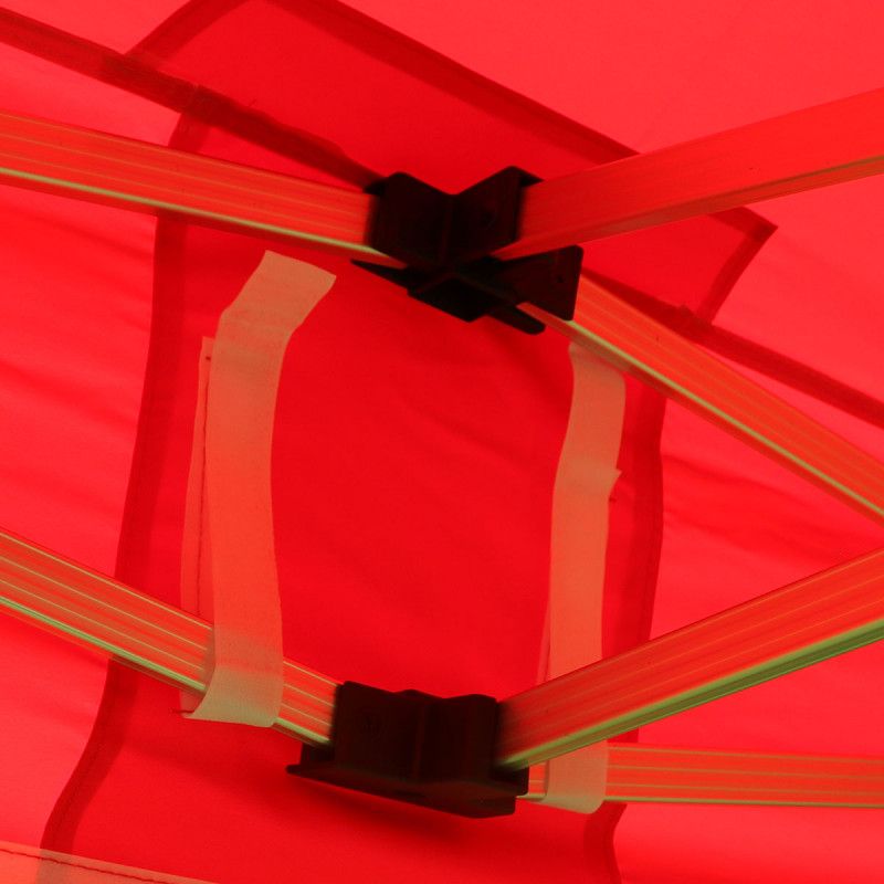 Tente pliante 3x3m 300g/m² 40MM Rouge Tente pliante 3x3m 300g/m² 40MM Rouge